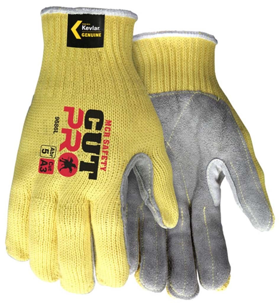 Picture of Glove Kevlar Knit w/ Palm Leather – M 