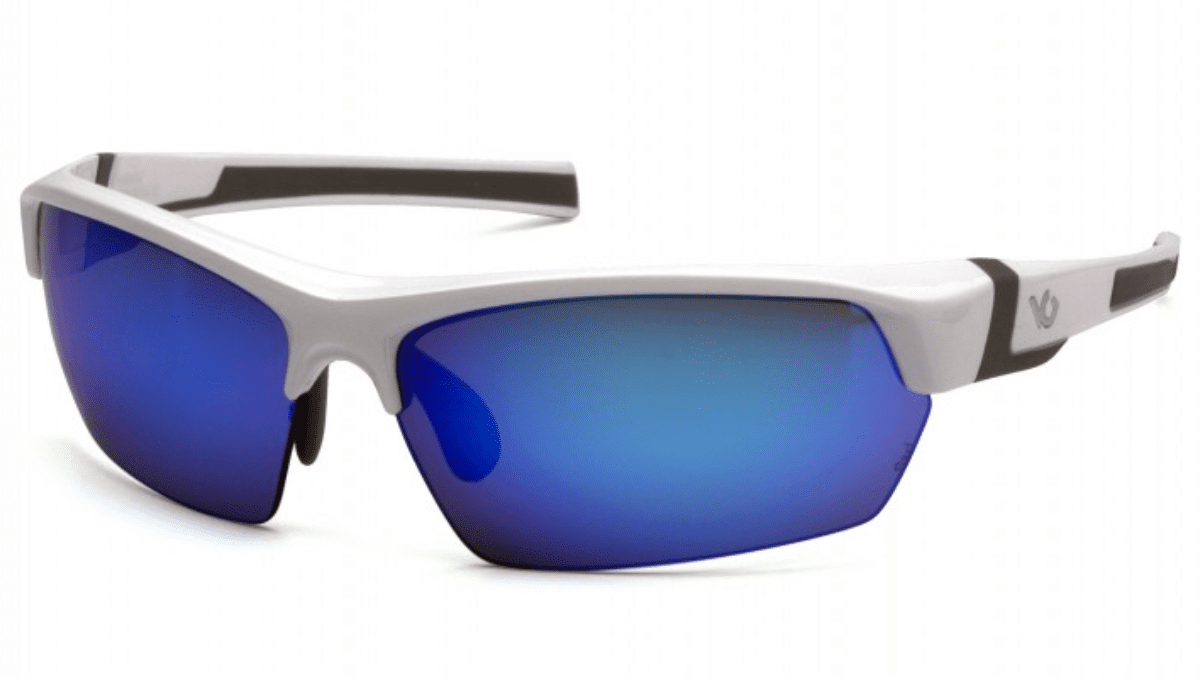Picture of Safety Glasses Pyramex Tensaw Lens Blue Frame White Anti-Fog