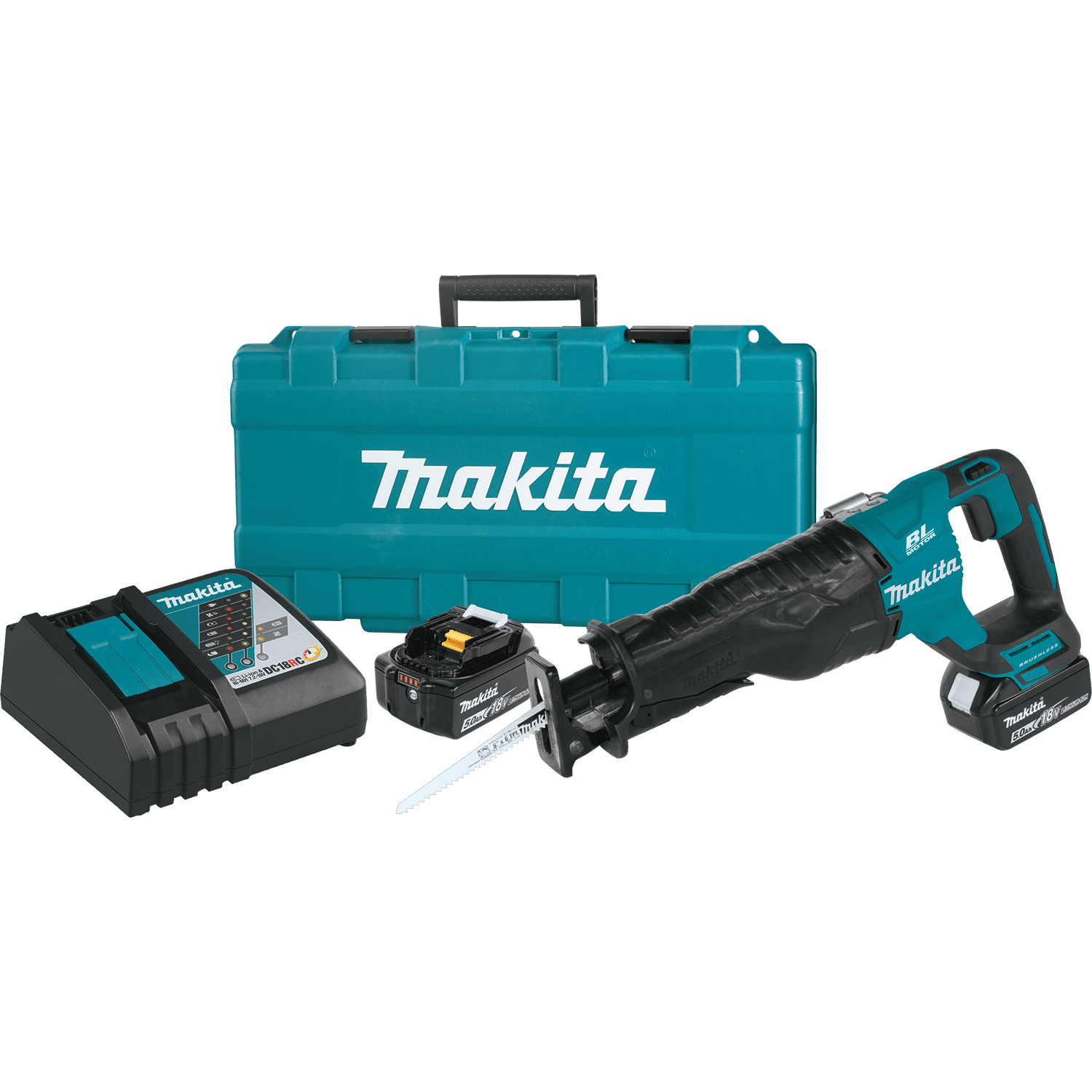 Picture of 18V LXT Lithium-Ion Brushless Cordless Recipro Saw Kit (5.0Ah)