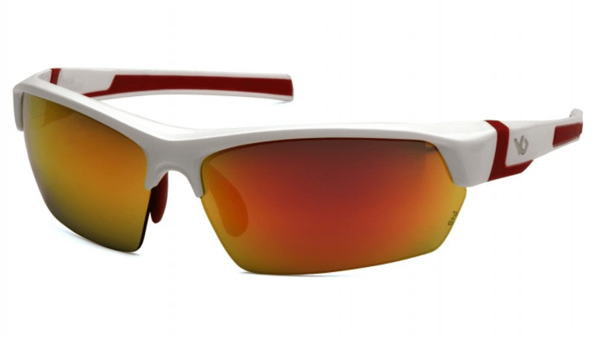 Picture of Safety Glasses Pyramex Tensaw Lens Red Frame White Anti-Fog