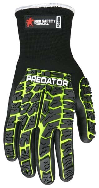 Picture of Glove MCR Predator Top Lime Palm Nitrile Wrist Slip-On - XL
