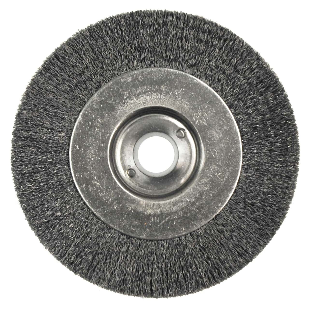 Picture of 4" Narrow Face Crimped Wire Wheel, .006" Steel Fill, 5/8"-1/2" Arbor Hole