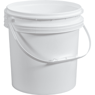 Picture of Bucket Plastic Gallon 1-1/2 w/ Lid – White
