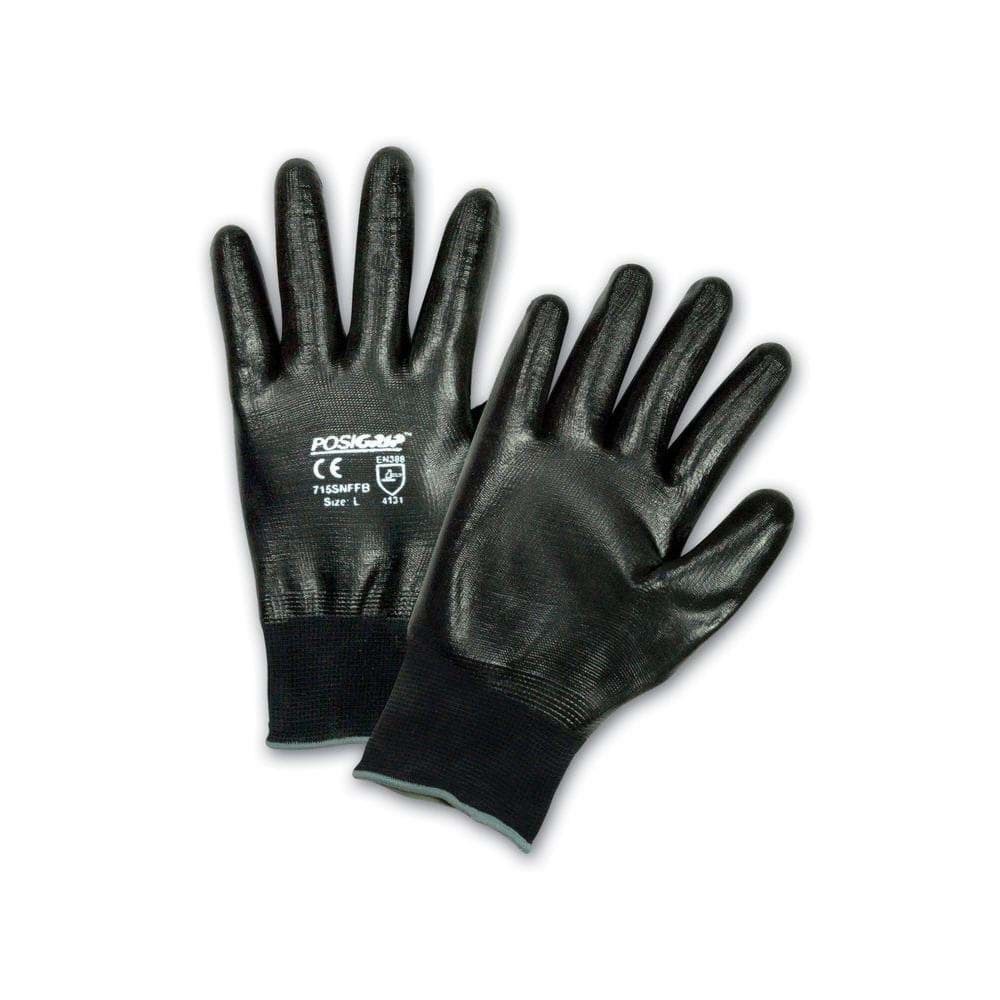Picture of Glove Nylon Dipped Nitrile - L