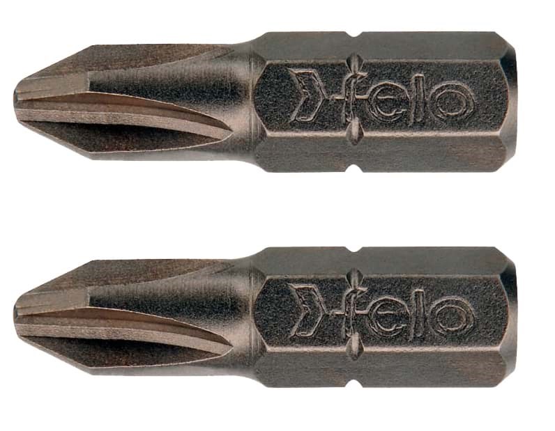 Picture of Phillips 2 x 1" Bits on 1/4" stock - 2 per pkg