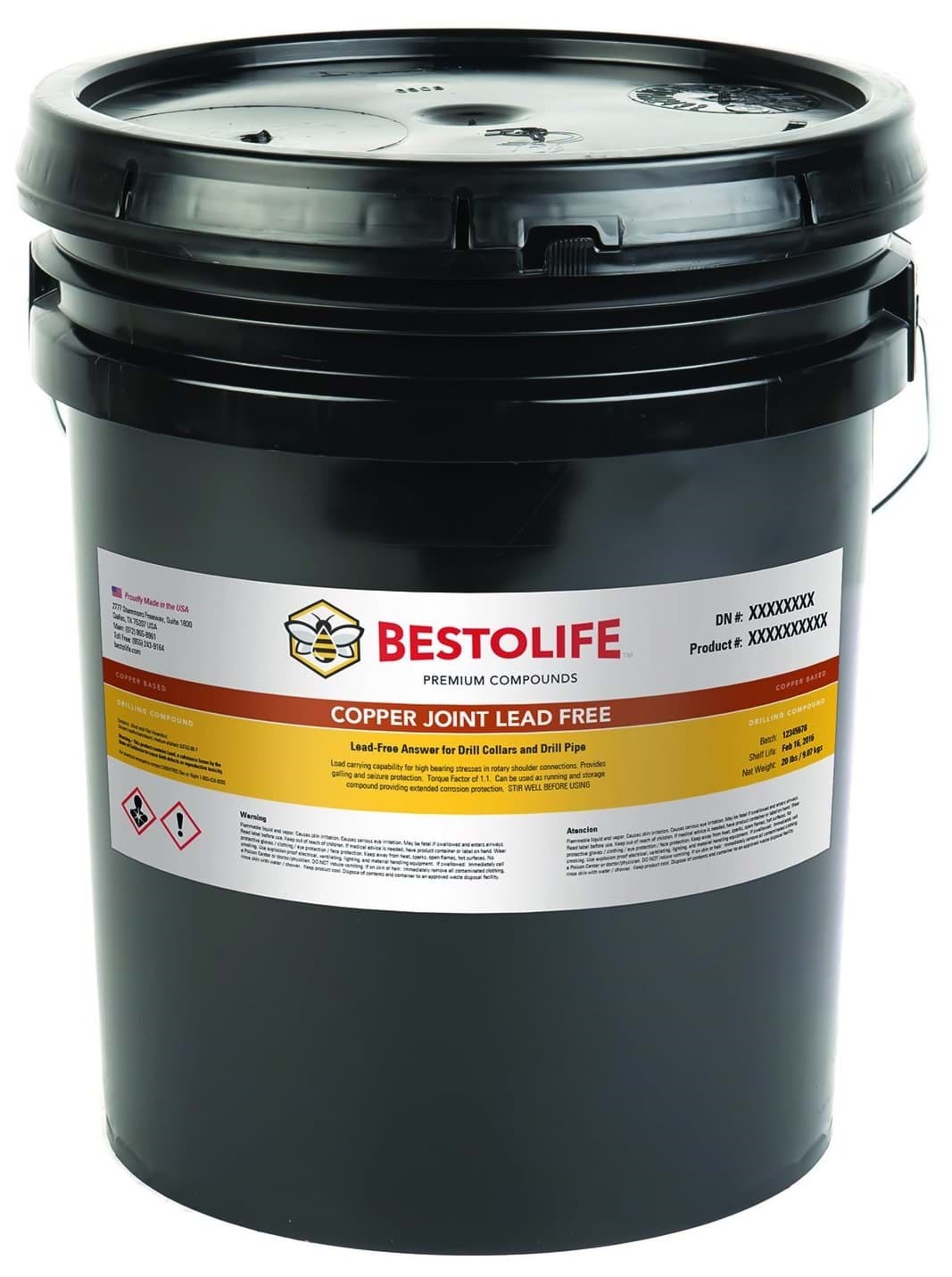 Picture of Copper Joint Lead Free Bucket Plastic - 3 1/2gal