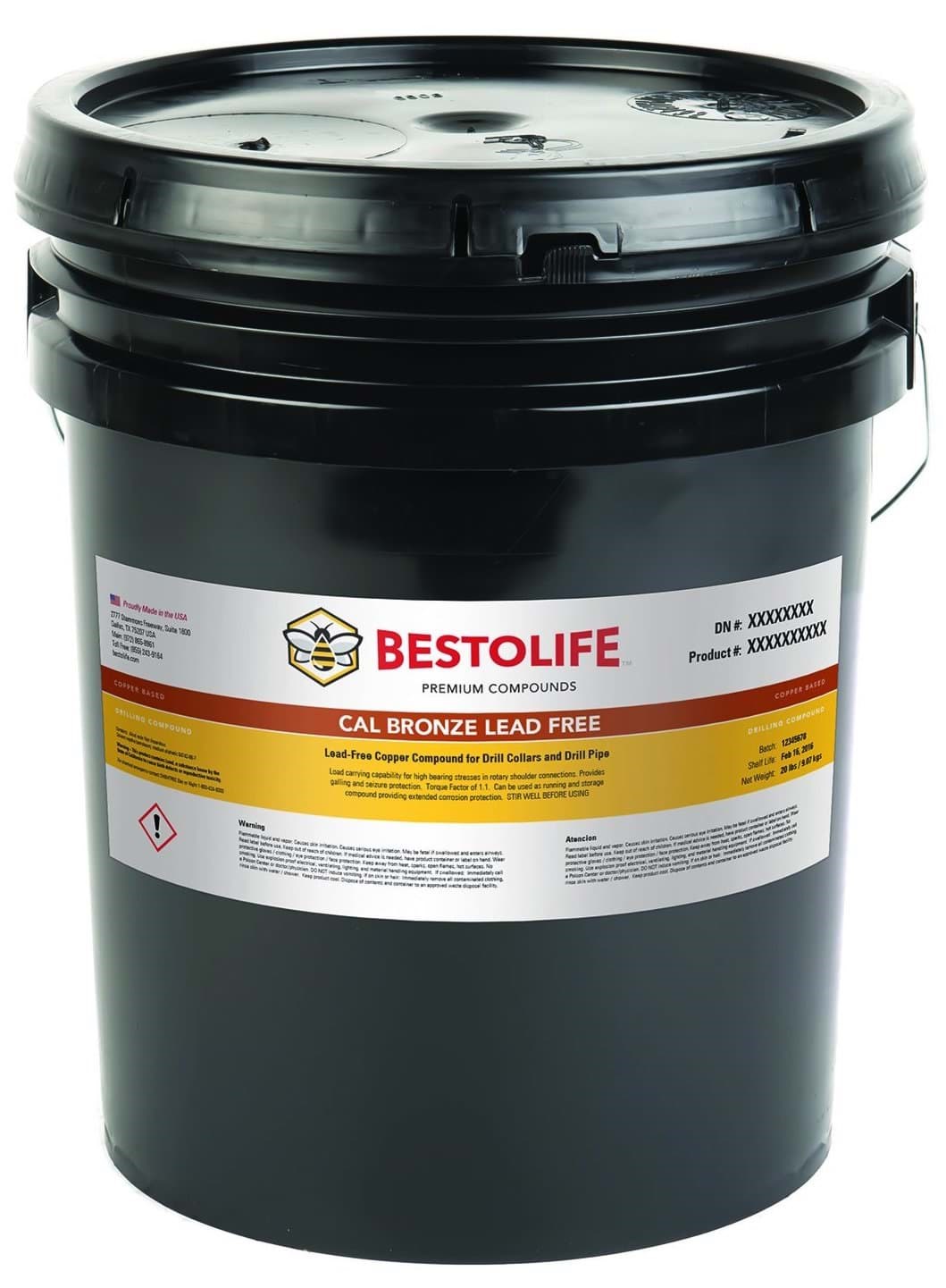 Picture of Cal Bronze Lead Free Bucket Plastic - 1gal